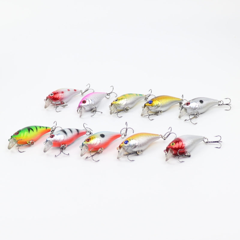 2 pcs 5.7cm 7g floating Crankbait lures