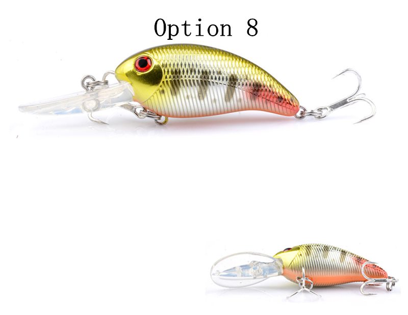 2 pcs 8cm 8g floating Crankbait lures