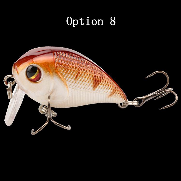 2 pcs 7g 4.5cm floating plastic Crankbait lures