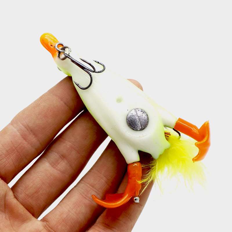 10 pc 9.5CM 14g Duck shaped soft lure