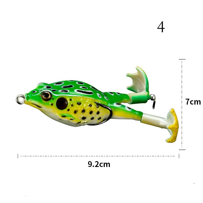2 pc 9cm 13g soft frog baits with frog legs
