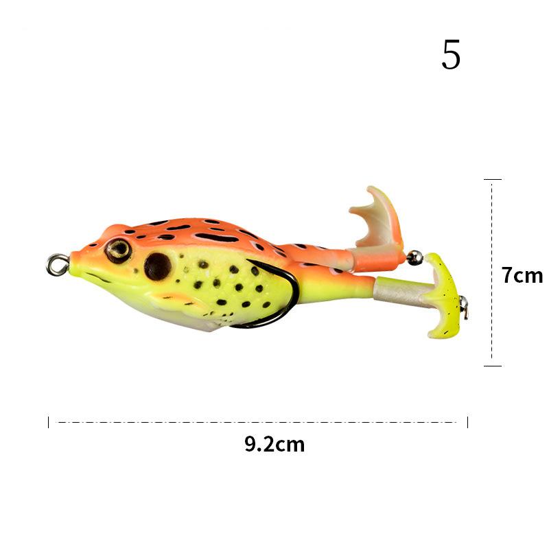 2 pc 9cm 13g soft frog baits with frog legs
