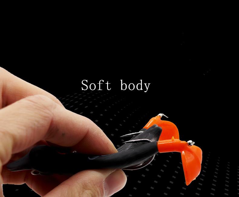 10 pc Duck shaped soft lure