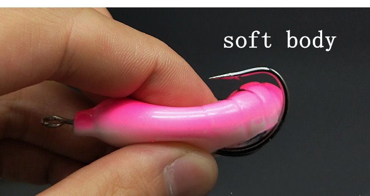 10 pc 5.5cm 12g frog-shaped lure soft bait