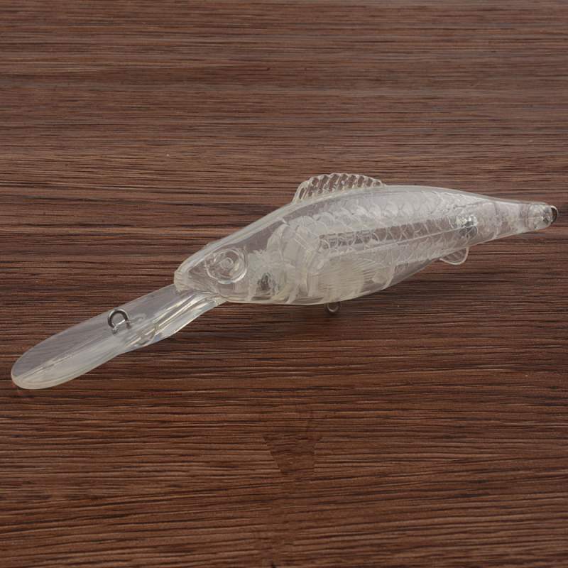 10 pc 12.6cm 12g unpainted minnow lures
