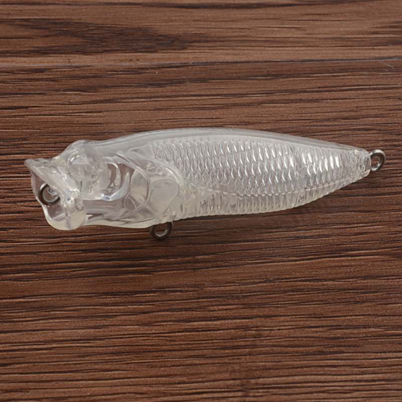 10 pc 6.5cm 5g blank popper fishing lures
