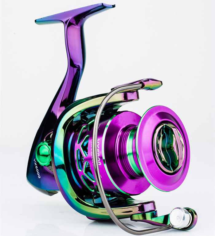 3 pcs metal colorful fishing reel