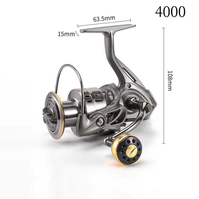 2pc Wholesale of all-metal large-size bevel line cup lure spinning reel