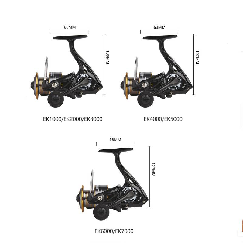 5 pcs 1000-7000 fishing reel wholesale
