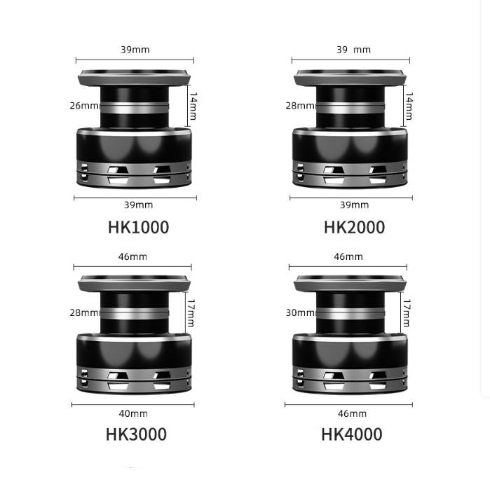 5 pcs 1000-7000 fishing reel wholesaler