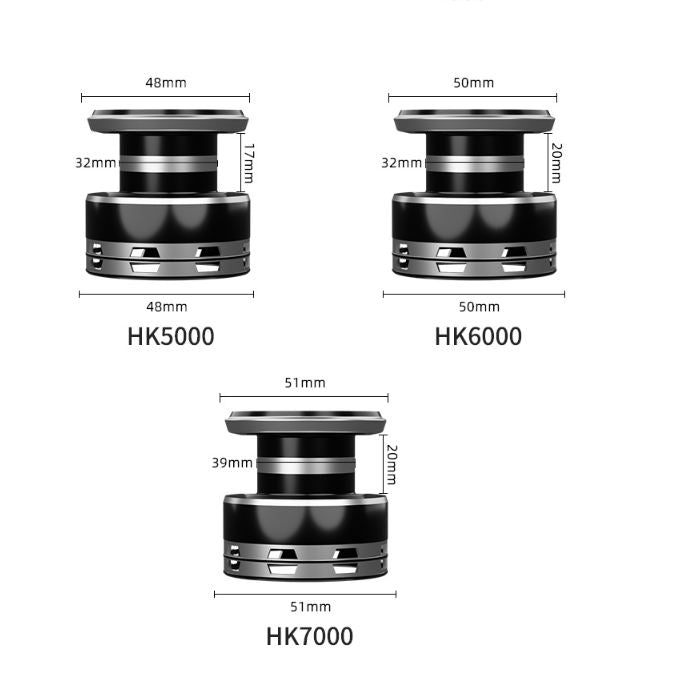 5 pcs 1000-7000 fishing reel wholesaler