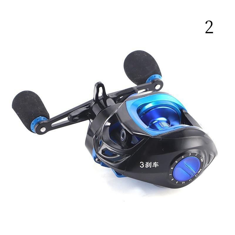 2pcs Triple brake fishing reel wholesale