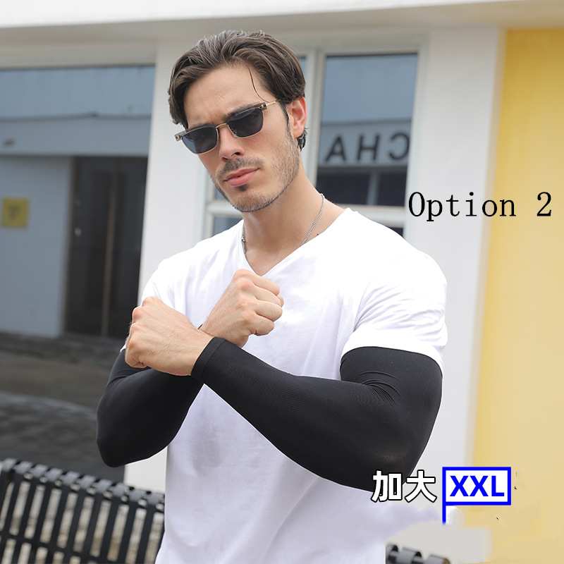 5 pairs sun protection loose men's large size sleeves