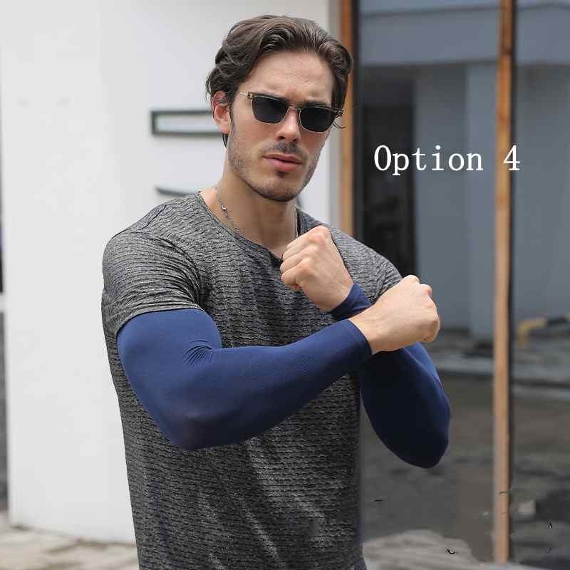 5 pairs sun protection loose men's large size sleeves