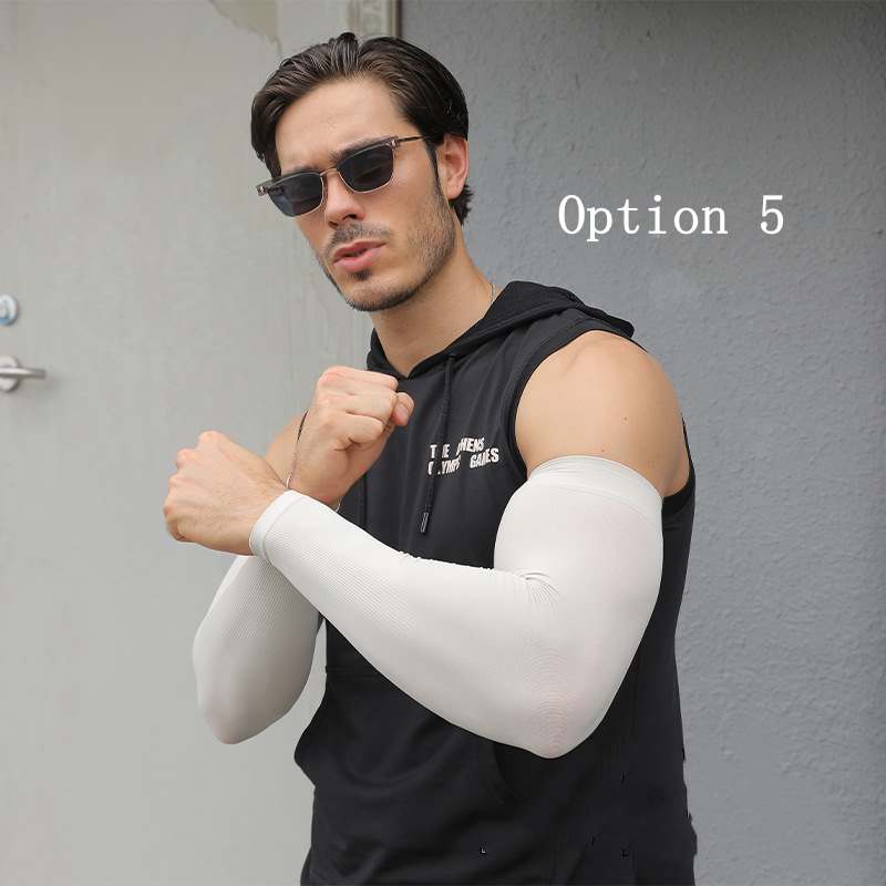 5 pairs sun protection loose men's large size sleeves