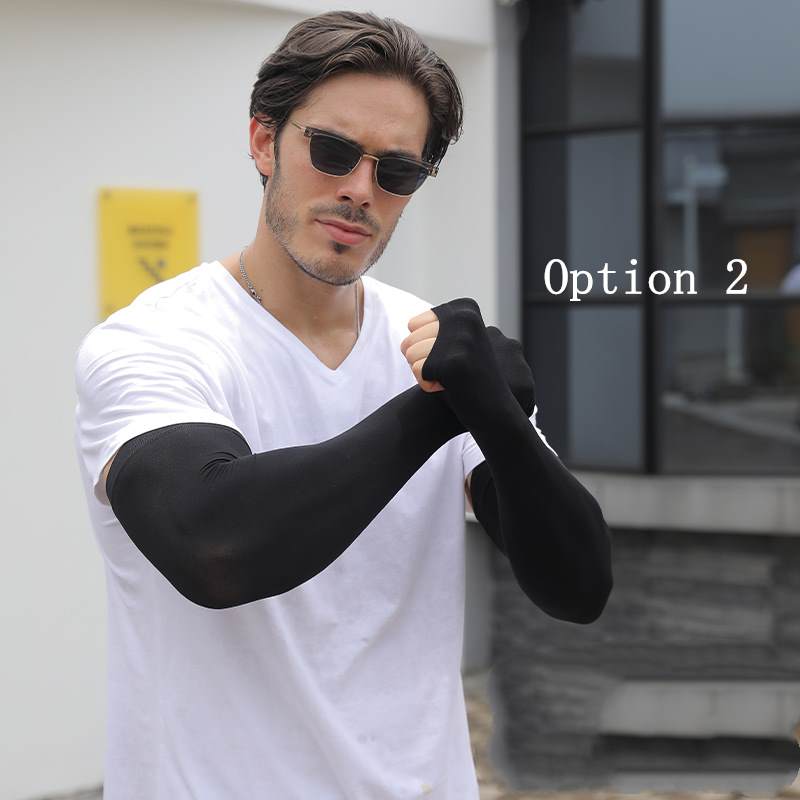5 pairs summer sun protection loose men's large size sleeves