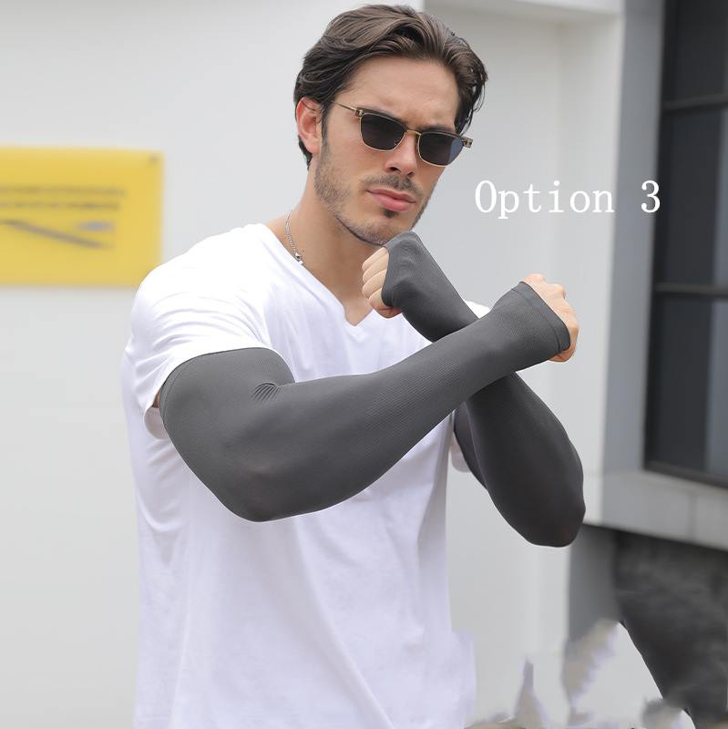 5 pairs summer sun protection loose men's large size sleeves