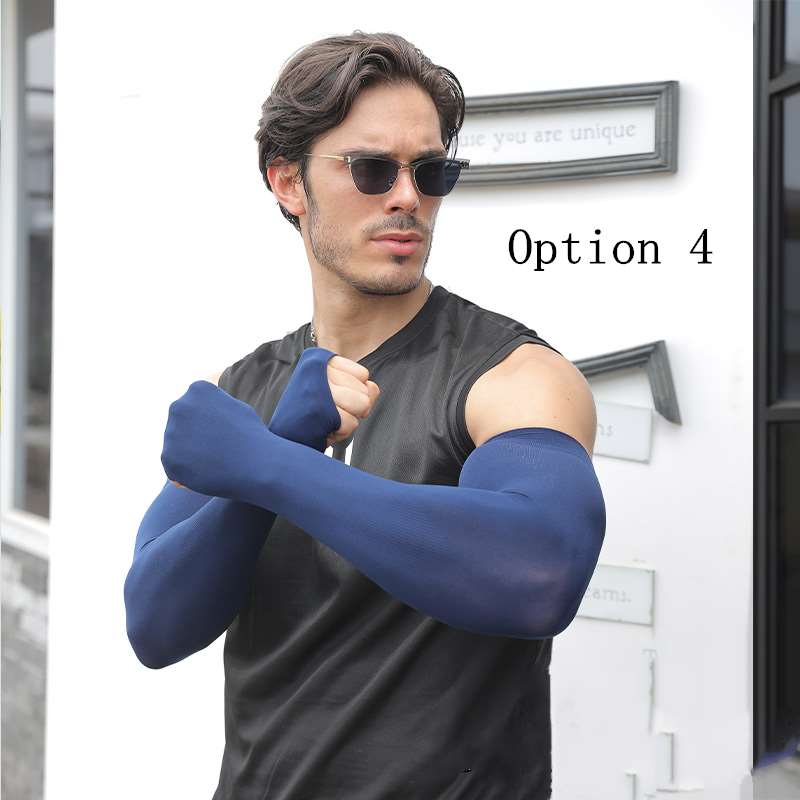 5 pairs summer sun protection loose men's large size sleeves
