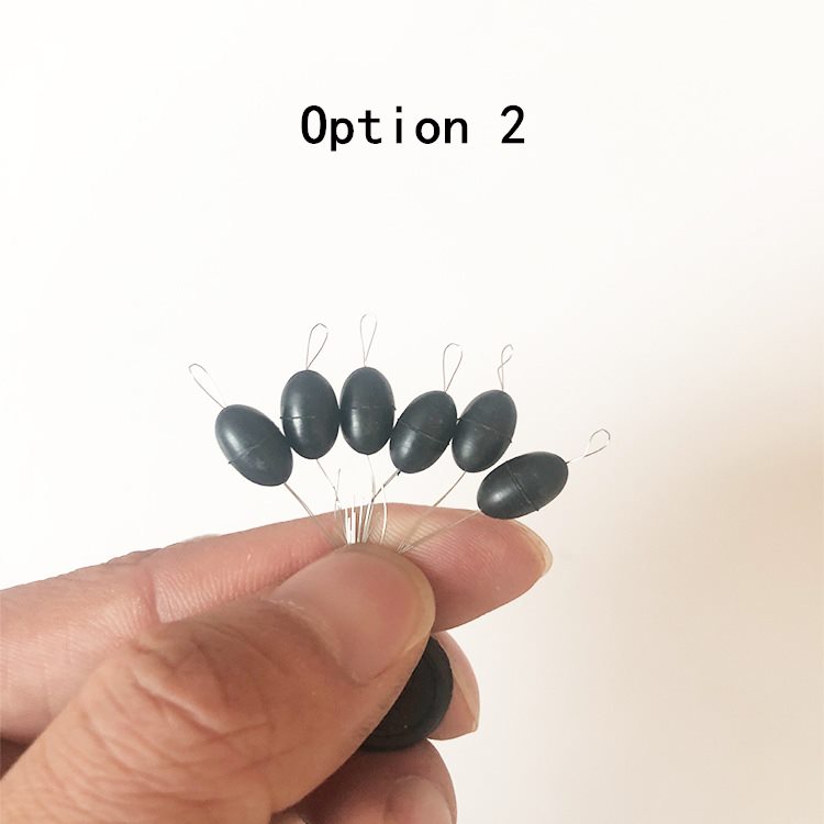50 sets Olive-shaped silicone bobber stoppers