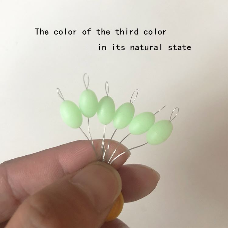 50 sets Olive-shaped silicone bobber stoppers