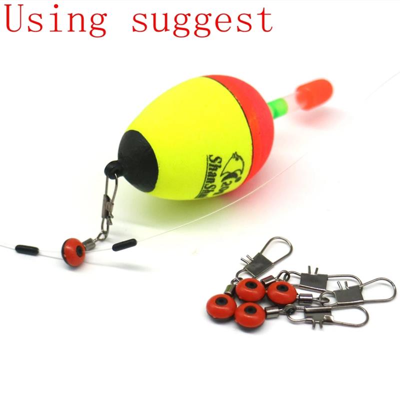 For sea fishing - 100 Pcs Fishing Line Hook Swivels Shank Clip Connector