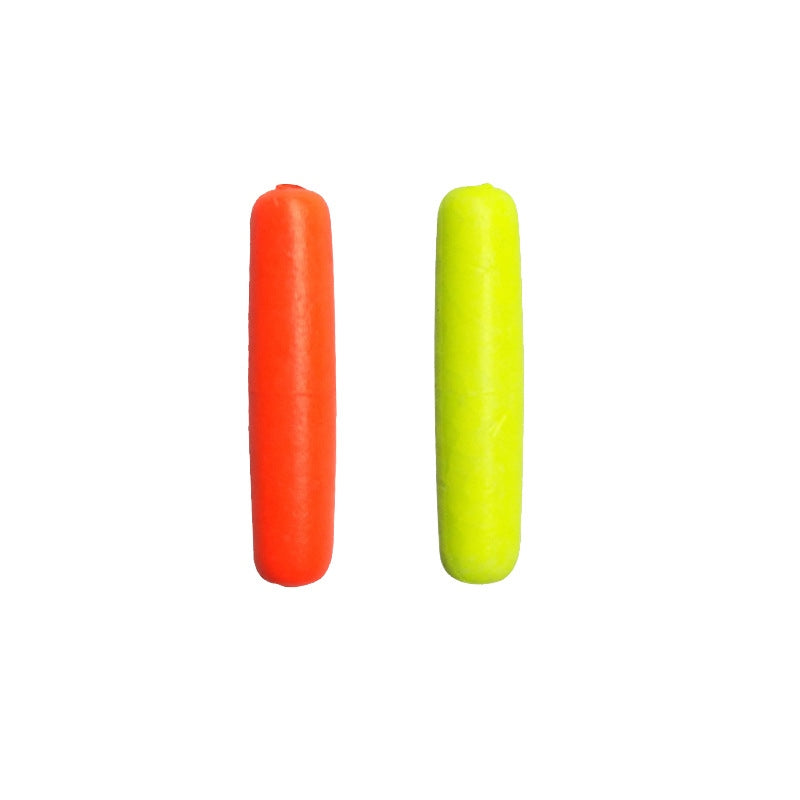 100 pcs cylinder foam Float Tail Eye-catching Beans