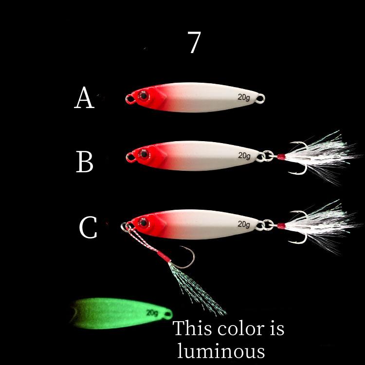 2 pc 30/40/60/80g metal Jig fishing lures made in China
