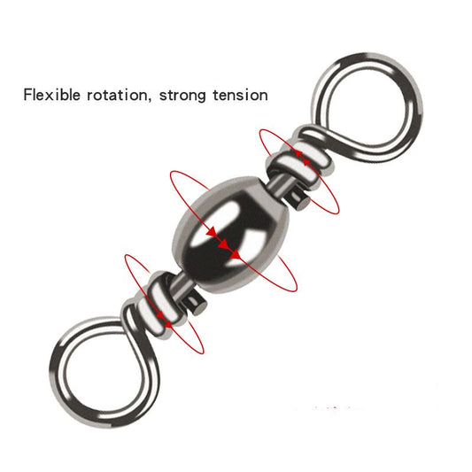 1000 pcs Eight-shaped copper stainless steel fishing line connector