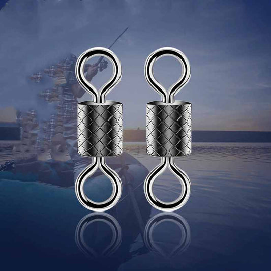 1000 pcs Eight-shaped copper Embossed fishing line connector