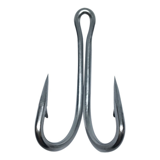 100 pcs stainless steel double fishing hook