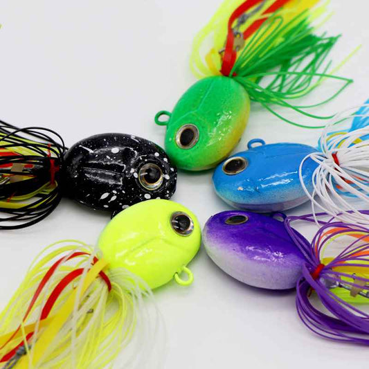 10 ps 80g JIG big head fish head bearded guy for sea fishing