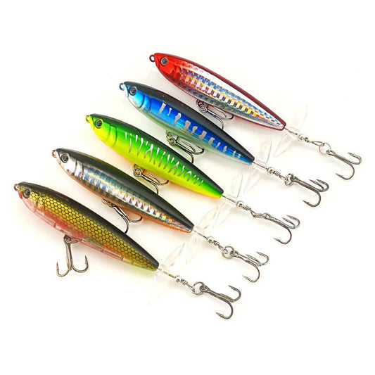 5 pc 7.5 g 12g floating whopper plopper lure