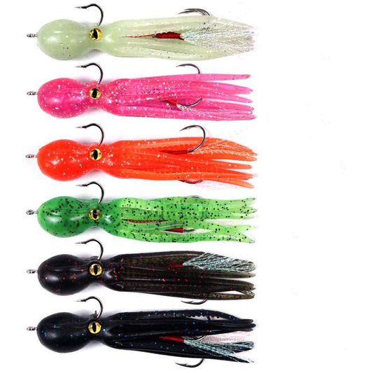 5 pc 11cm 21g Lead-wrapped squid soft bait