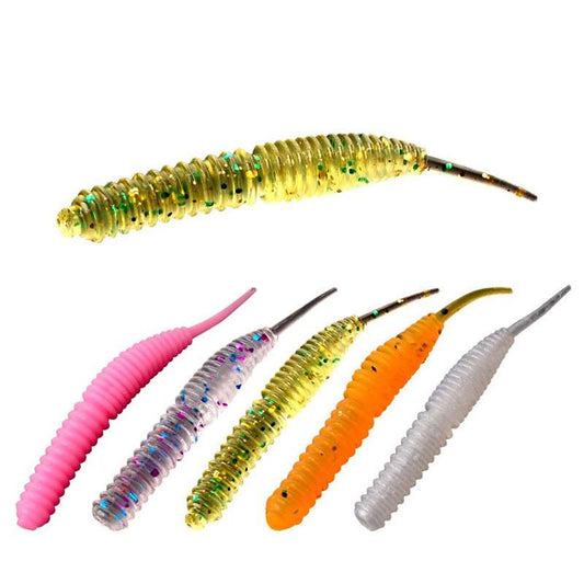50pcs 1.2g 6.0cm plastic soft lure