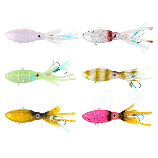 50 pc 90g 130g deep sea large squid shaped lure soft bait