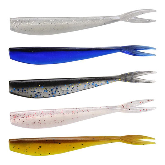 100 pc 7cm 1.2g soft lures