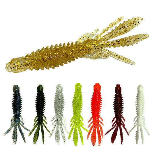 100 pc 1.8g 2.2g plastic lures soft baits