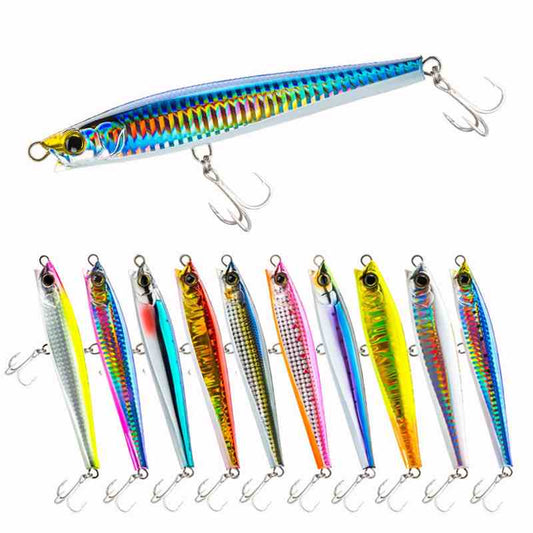 deep sea fishing lures wholesale Tripquips Saltwater Jigs with Ultra-Sharp Hooks, Saltwater Spoon Lure for Tuna Salmon Grouper, Fishing Jigging Lure, Trolling Spoon for Bass Fishing-15g-5PCS : Sports & Outdoors sharks and even halibut Japanese Tuna Fishing Lures For
