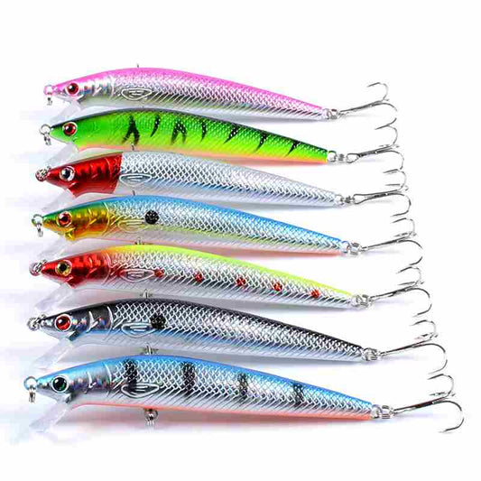 2 pcs 11.8cm 12.6g floating minnow lure