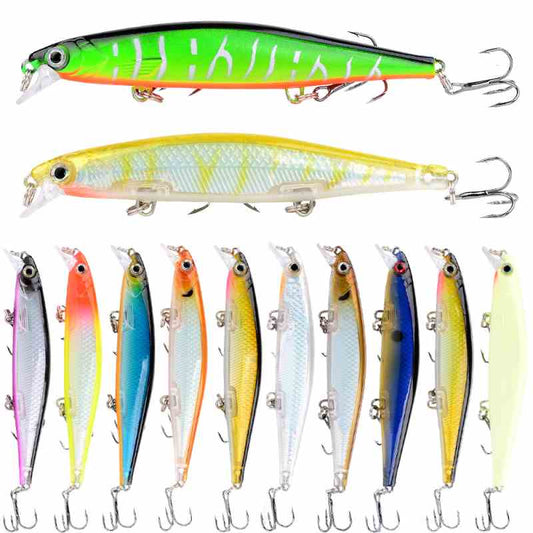 2 pcs 11cm 13.5g sinking minnow lure