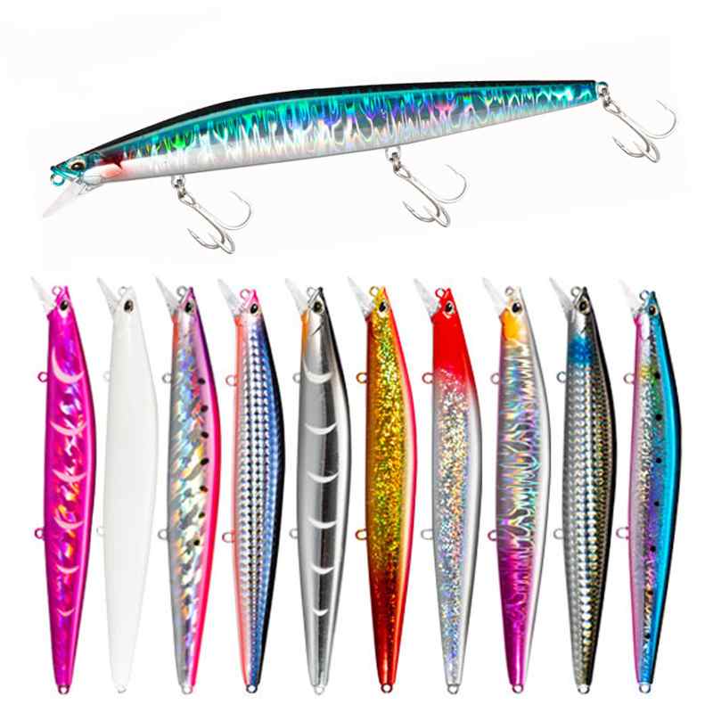 2 pcs 140mm 26g sinking minnow lures