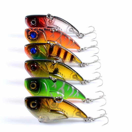 2pc 5.3cm 14.3g plastic sinking VIB lure lipless crankbait