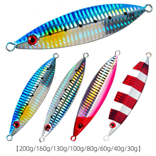 2pc 40/60/80/100/130/160/200 sea iron plate jigging lures
