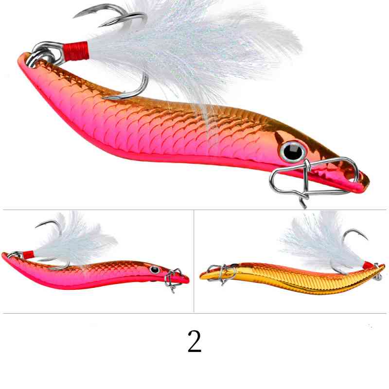 2pc 7/10/15/20g  metal spoon fishing lures