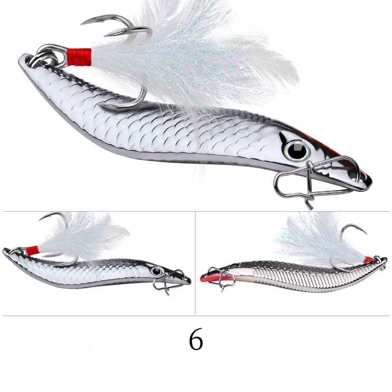 2pc 7/10/15/20g  metal spoon fishing lures