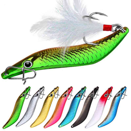 2pc 7/10/15/20g  metal spoon fishing lures