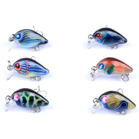 2 pcs  3cm 1.5g floating Crankbait lures