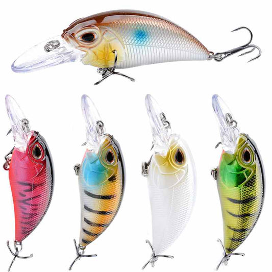 2 pcs   14.5g/9cm floating Crankbait lures
