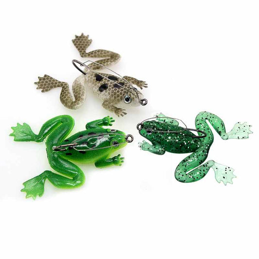 10 pc 2.5g 4.5g soft frog baits with frog legs