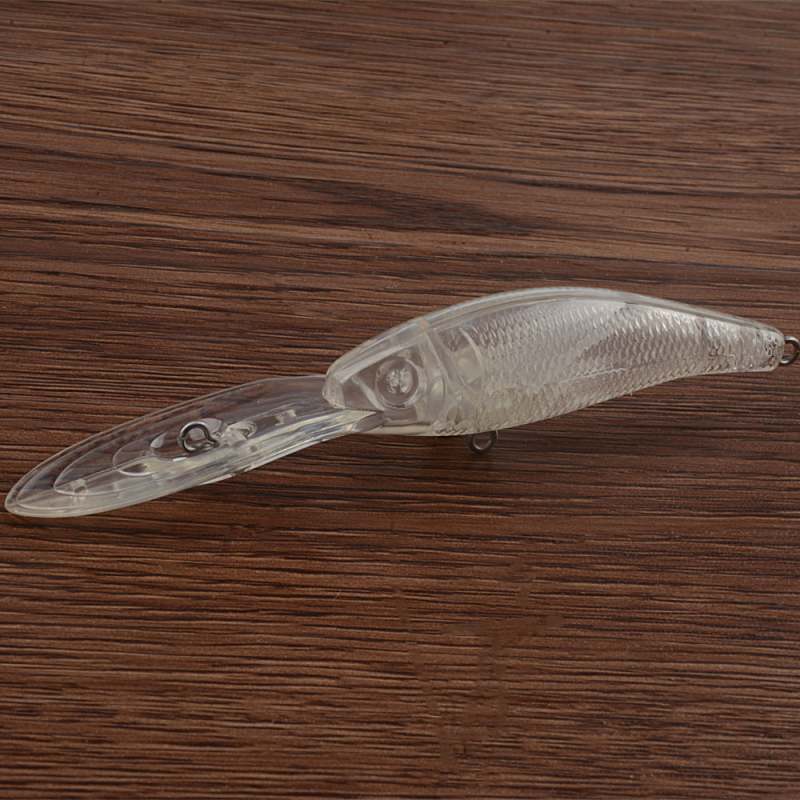 10 pc 9.7cm 5.5g unpainted fishing lures